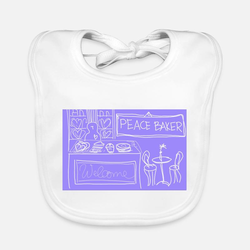 Peace Baker. Baby Bio-Lätzchen