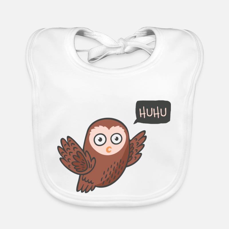 Eule Baby Bio-Lätzchen