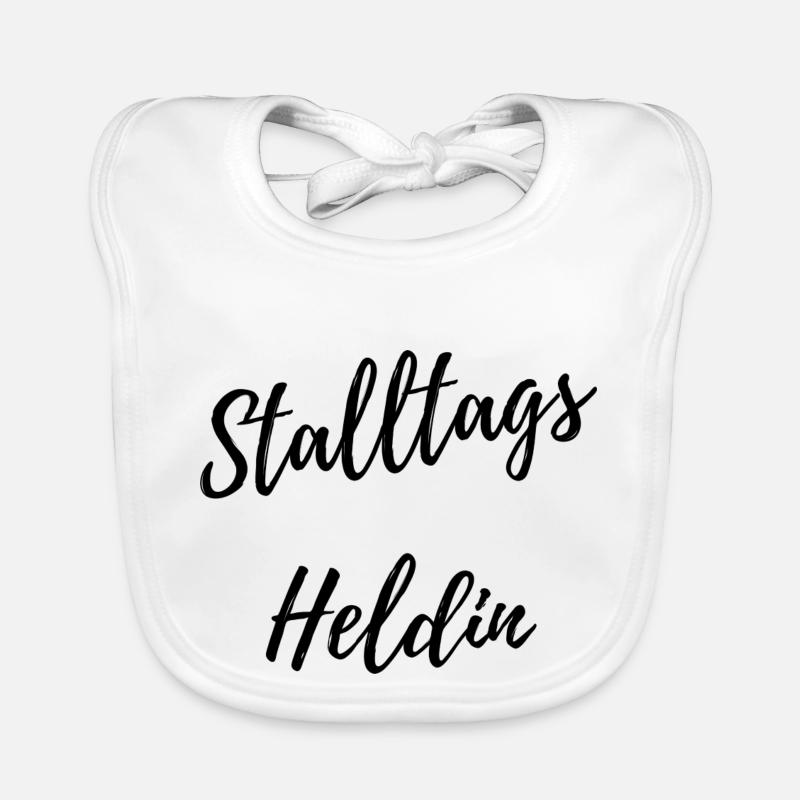 Stalltags Heldin Baby Bio-Lätzchen