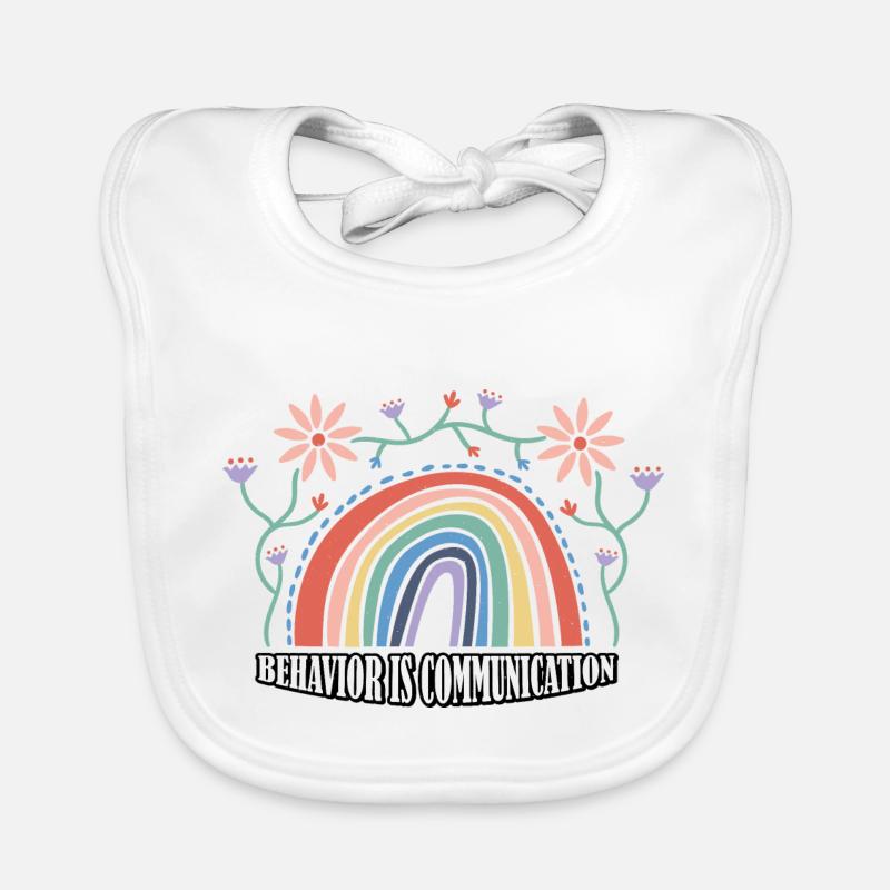 Behavior Is Communication 25 Organic Baby Bibs