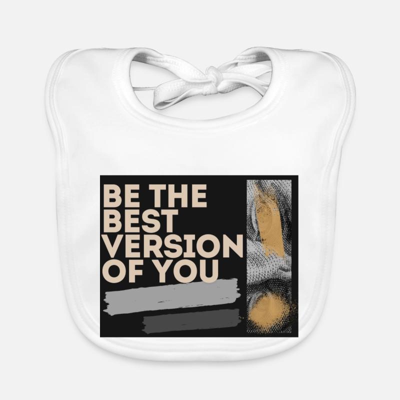 Motivation, soyez vous-même ! Bavoir bio Bébé