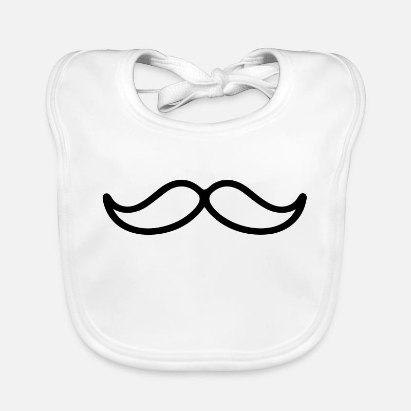 Overskæg Hagesmække af økologisk bomuld