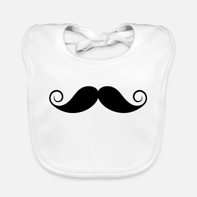 Moustache Organic Baby Bibs