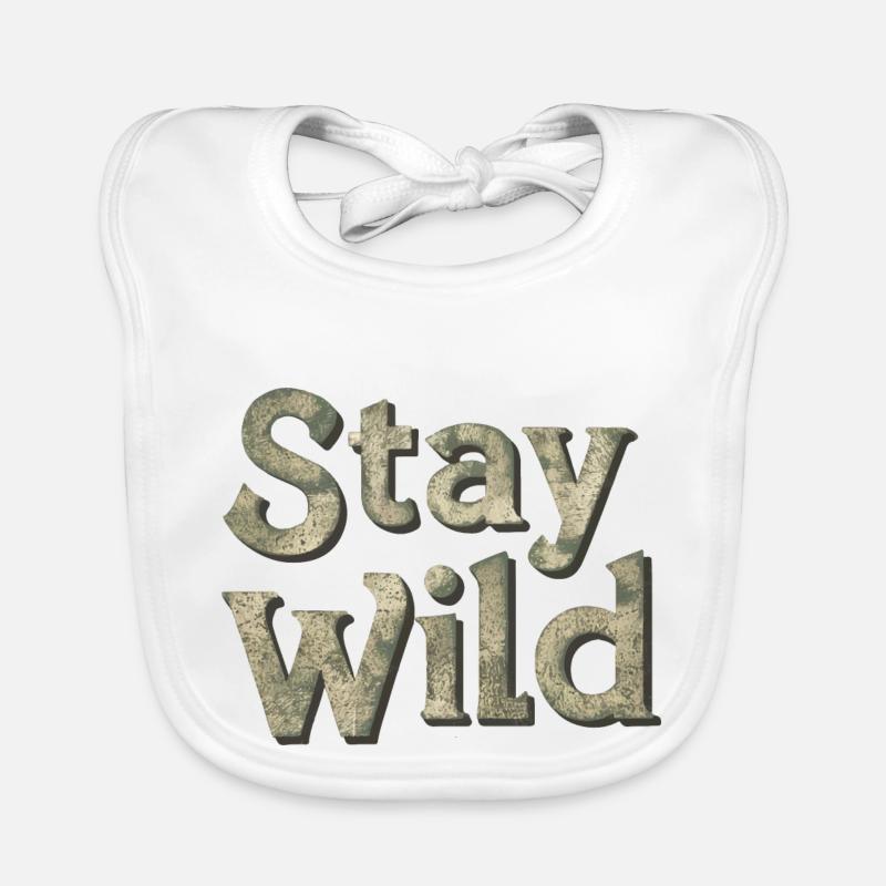 WILD BLEIBEN Baby Bio-Lätzchen