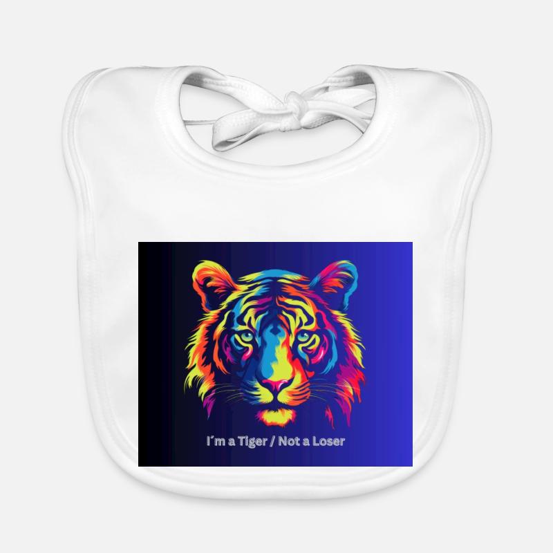 I m a Tiger Not a Loser Baby Bio-Lätzchen