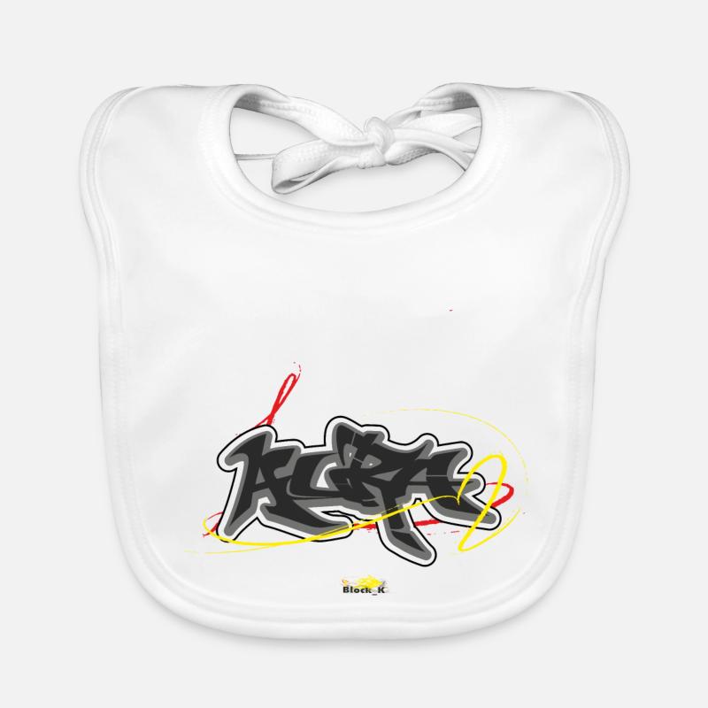 Aura Graffiti Organic Baby Bibs