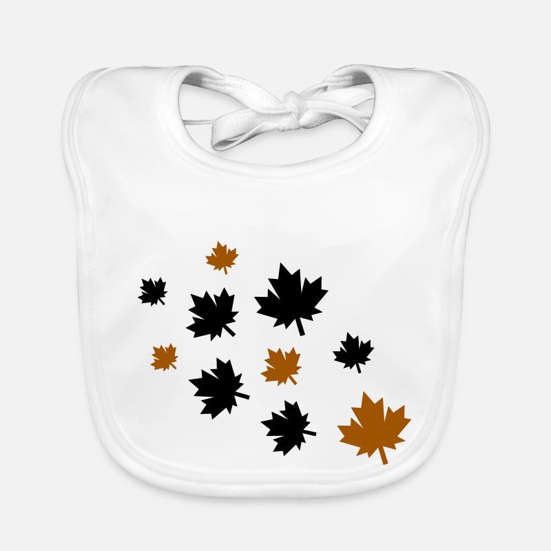 Maple Leaves Organic Baby Bibs