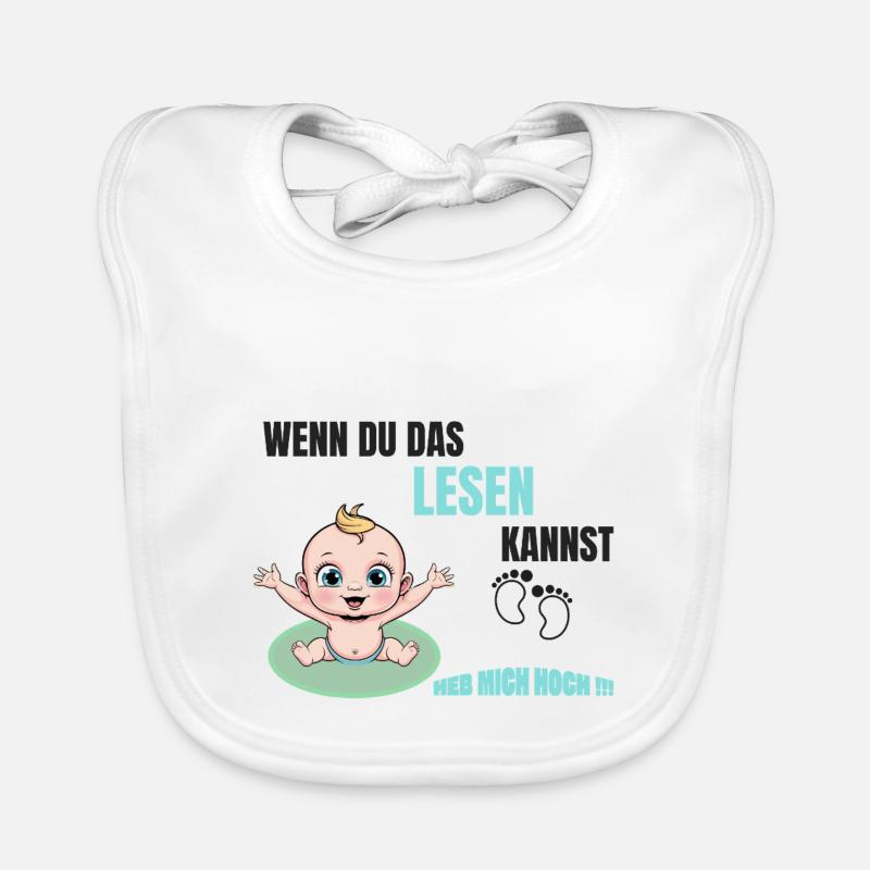 Heb mich hoch Baby Bio-Lätzchen