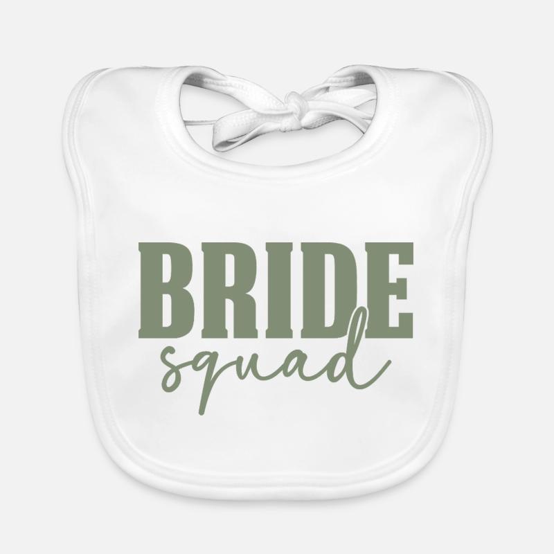 Bride Squad Baby Bio-Lätzchen