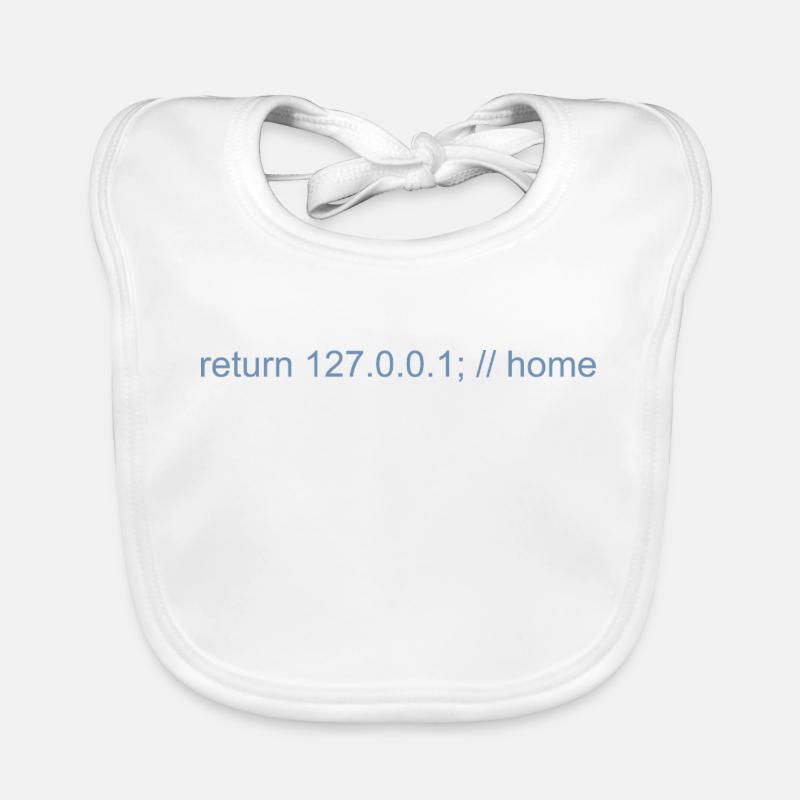 Programmer Nerd IT Joke Developer Home Organic Baby Bibs