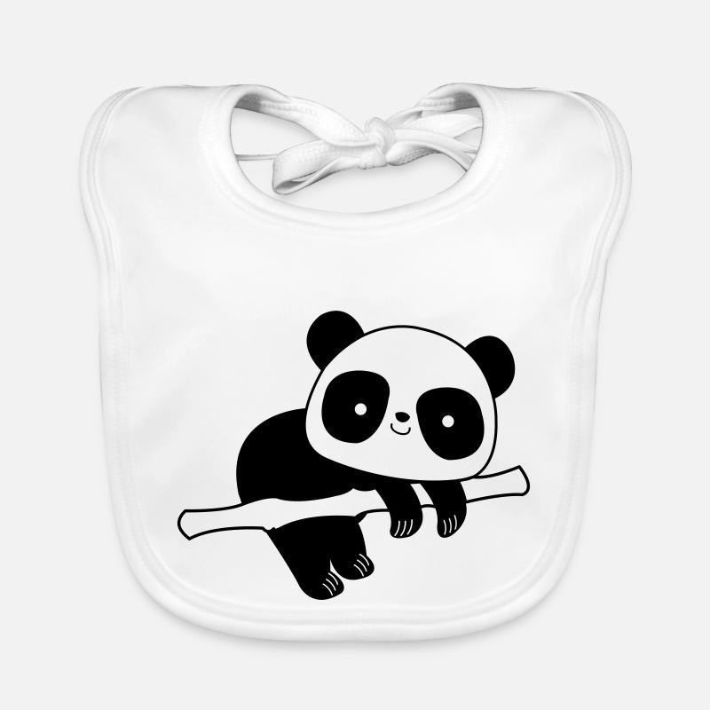 Pandabär Baby Bio-Lätzchen