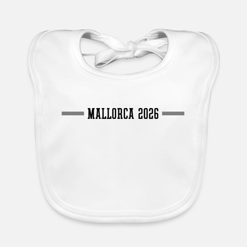 Majorque 2026 Bavoir bio Bébé