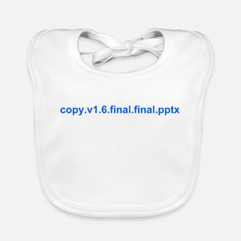 The final PowerPoint - Baby Bio-Lätzchen - Weiß