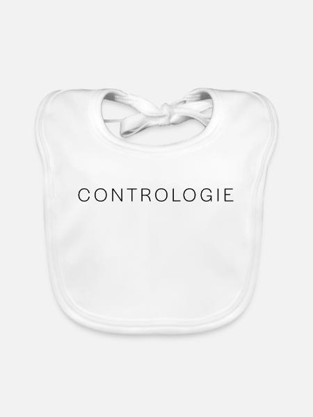 Contrology — minimalistischer Pilates - Baby Bio-Lätzchen - Weiß