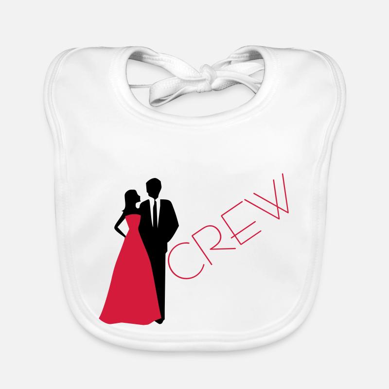 Braut Crew Hochzeit Bräutigam Baby Bio-Lätzchen
