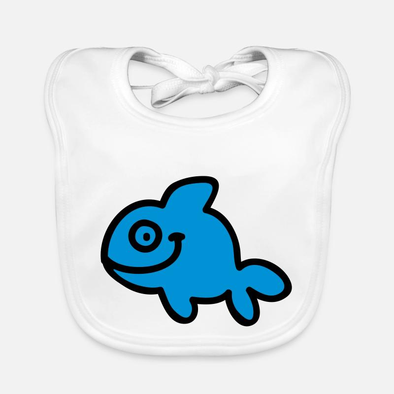 Fish - Bavoir bio Bébé
