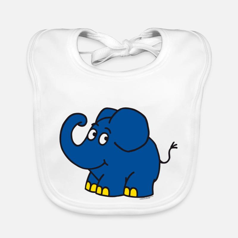 L’éléphant Bavoir bio Bébé