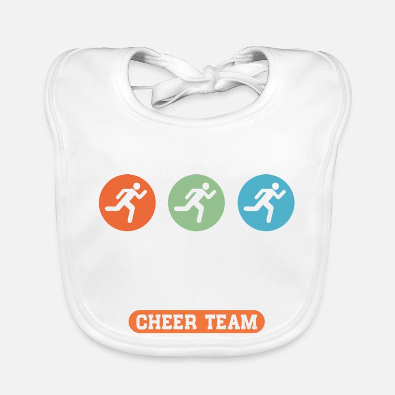 Mommy's Marathon Cheer Team Organic Baby Bibs