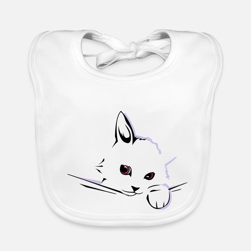 chat cat Bavoir bio Bébé