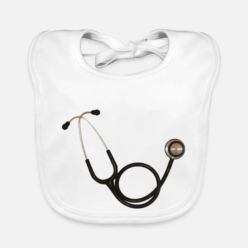 stethoscope Organic Baby Bibs