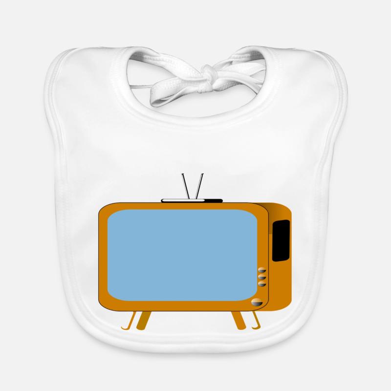 monitor television fernseher tv flatscreen compute Baby Bio-Lätzchen