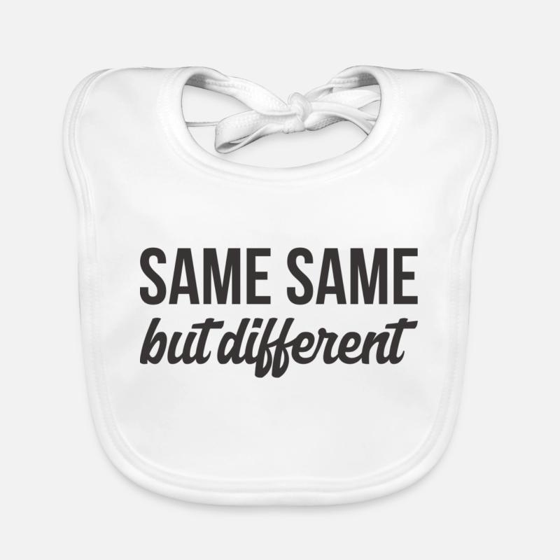 SAME SAME but different T.Shirt Baby Bio-Lätzchen