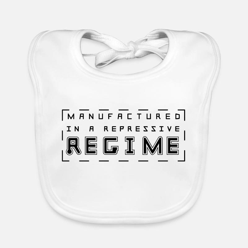 Manufactued is a Repressive Regime Baby Bio-Lätzchen