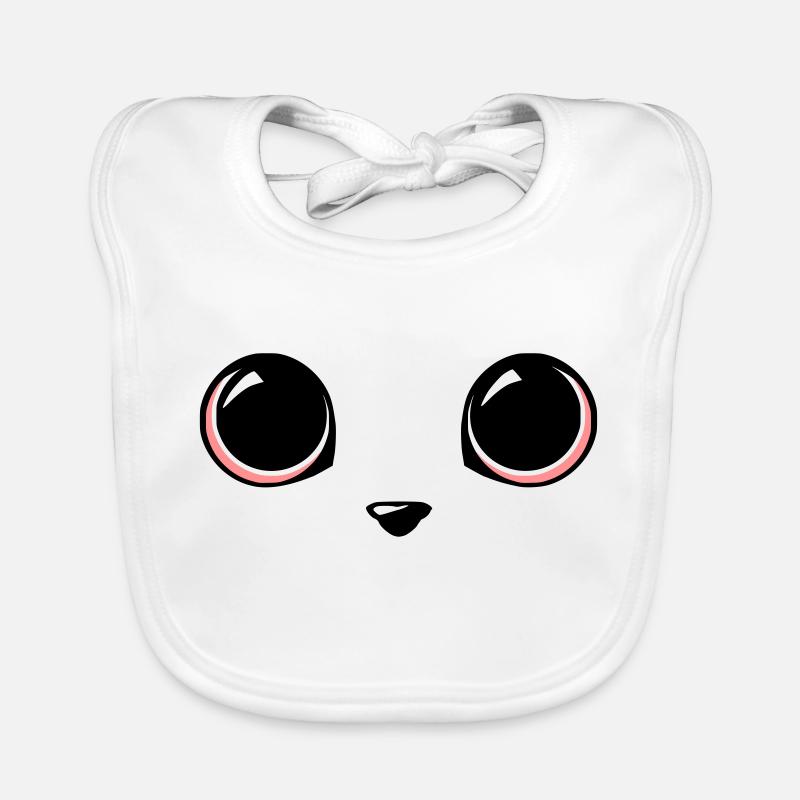 cat eyes Organic Baby Bibs