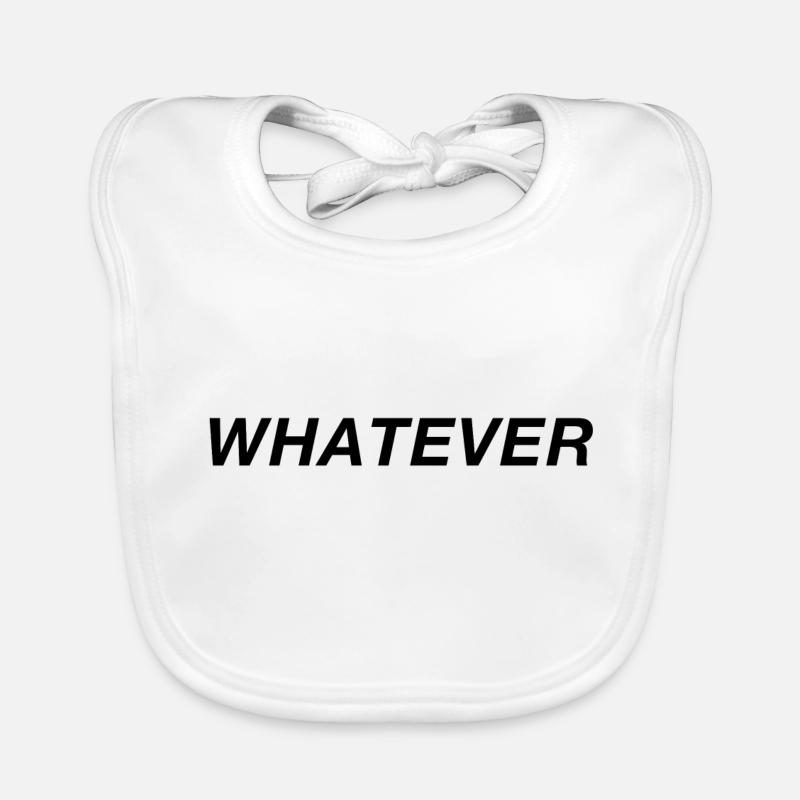 Whatever - Baby Bio-Lätzchen - Weiß