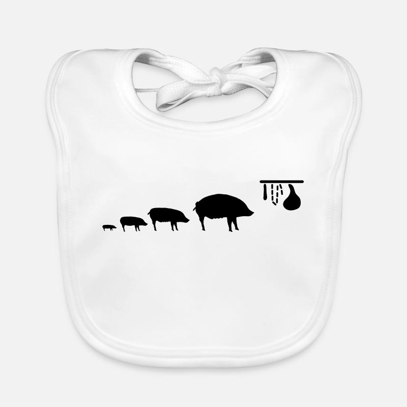 pig_evolution Bavoir bio Bébé