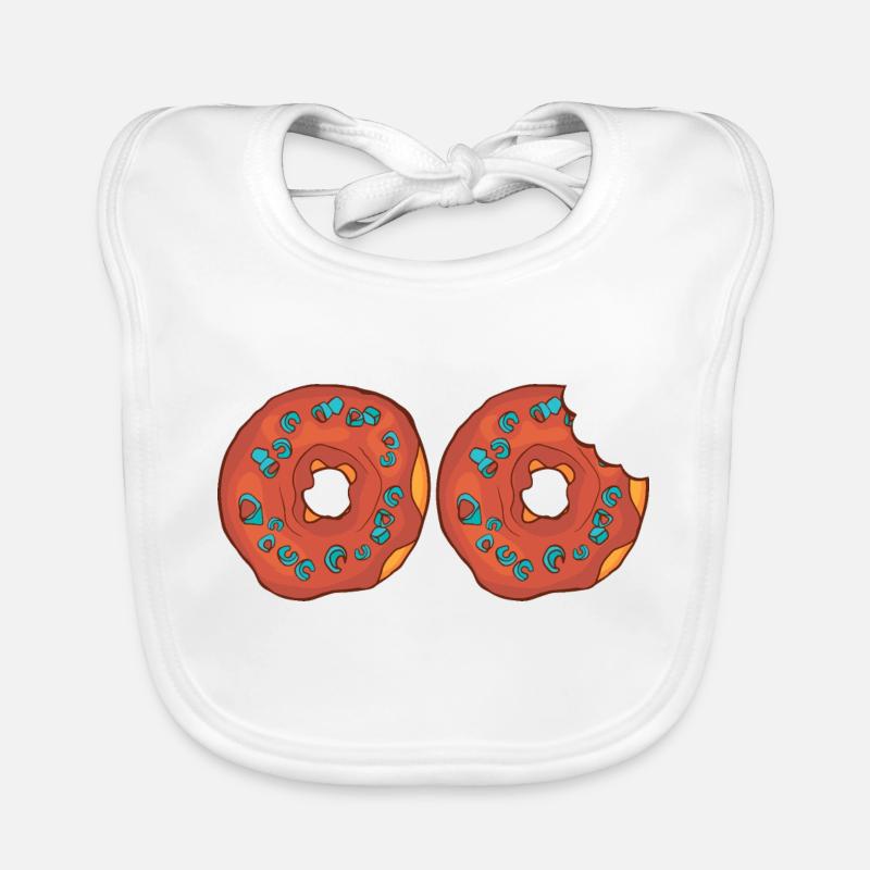 Donuts Confiserie Cookie Törtchen Kuchen Torten Baby Bio-Lätzchen