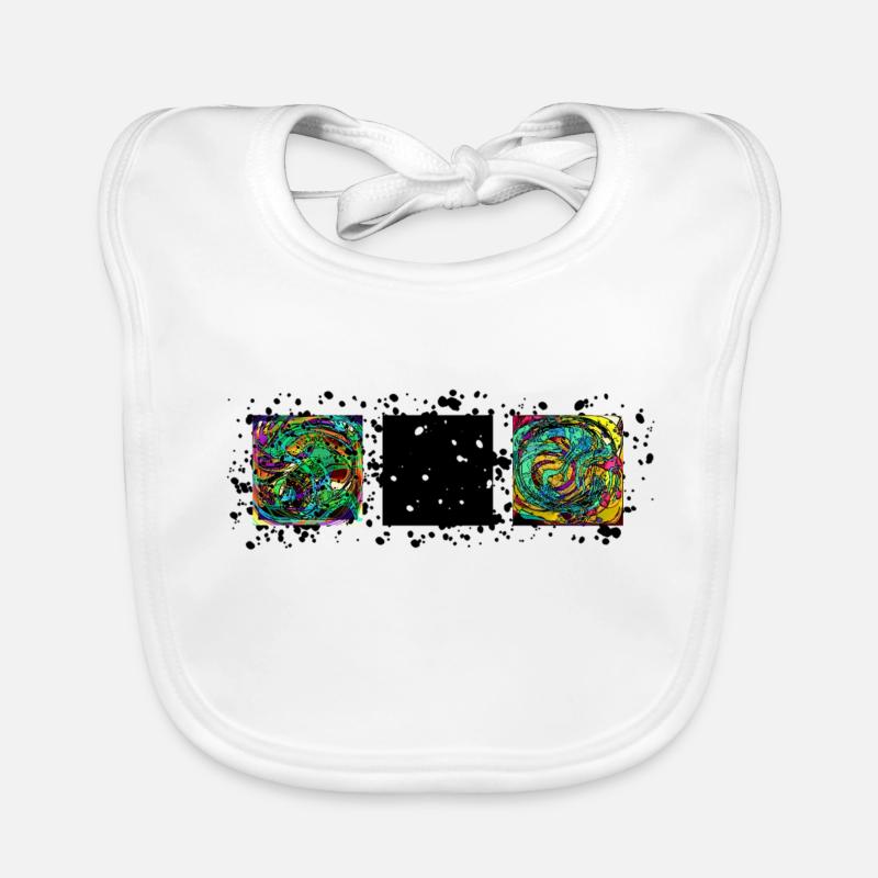 Square, rectangle, frame Organic Baby Bibs