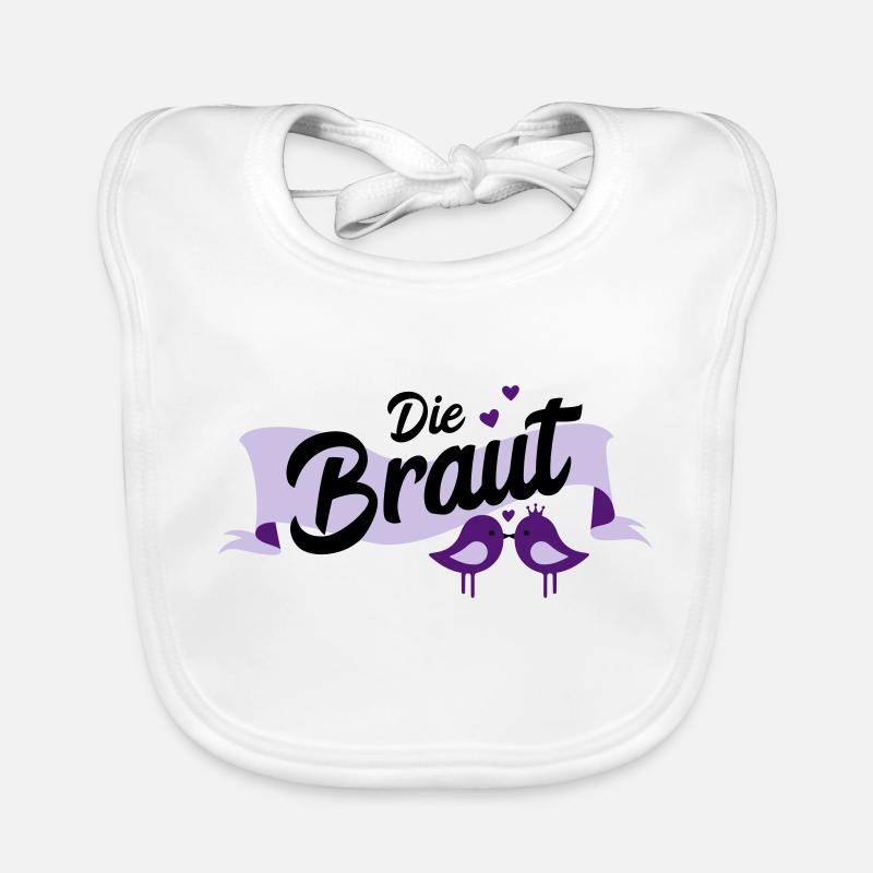 Die Braut Junggesellinnenabschied Geschenk Baby Bio-Lätzchen