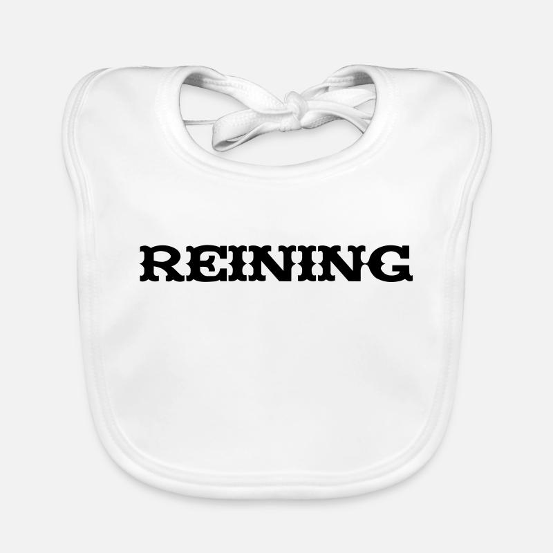 Reining - Baby Bio-Lätzchen - Weiß