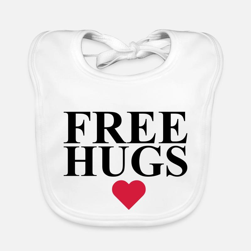 Free Hugs Organic Baby Bibs
