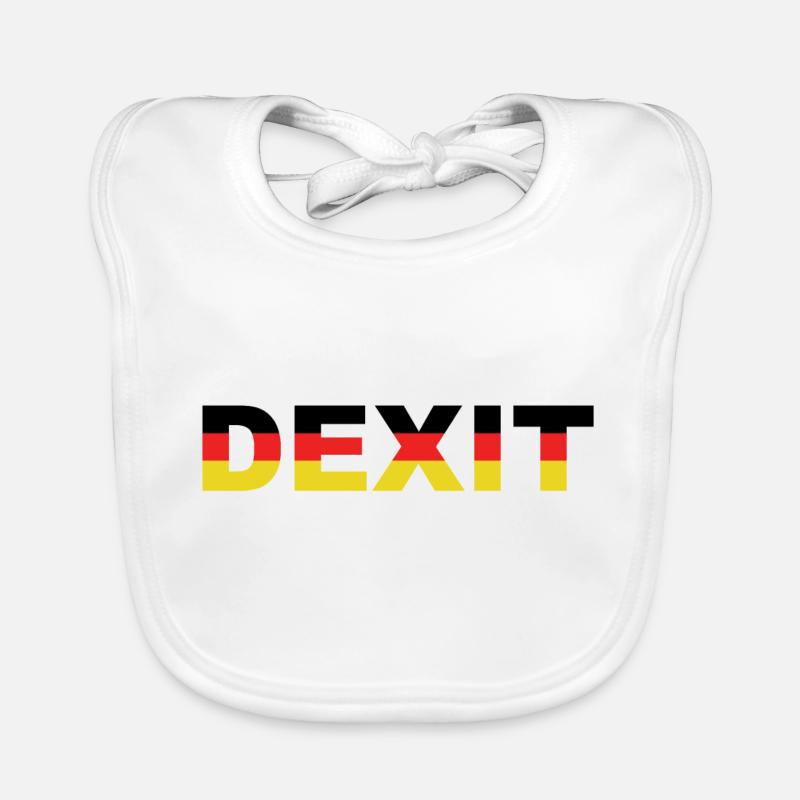 Deutschland Exit EU / Dexit / Brexit Baby Bio-Lätzchen