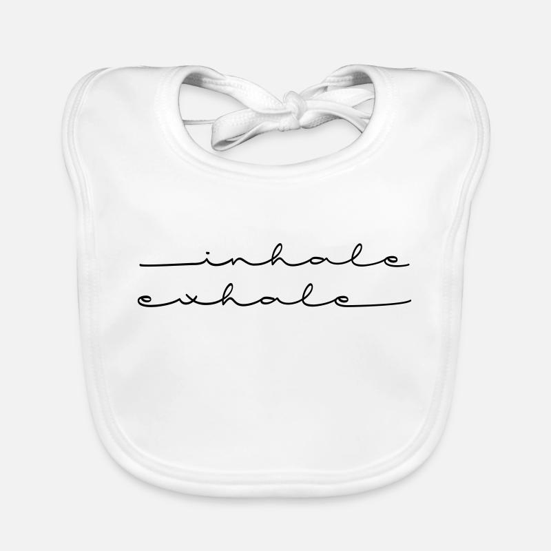 inhale exhale Organic Baby Bibs