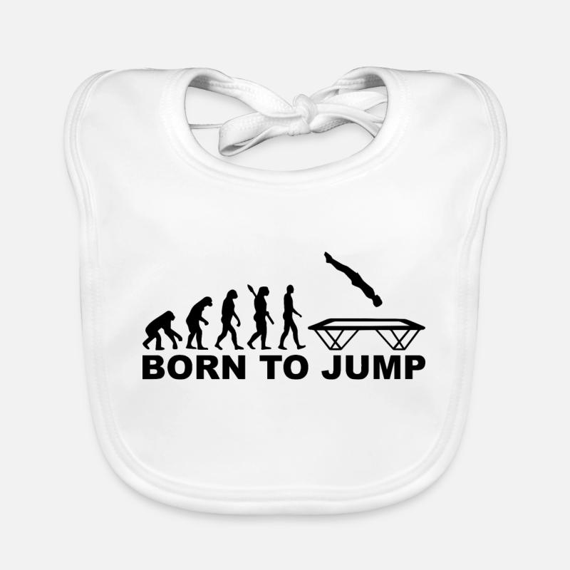 Trampolin Baby Bio-Lätzchen
