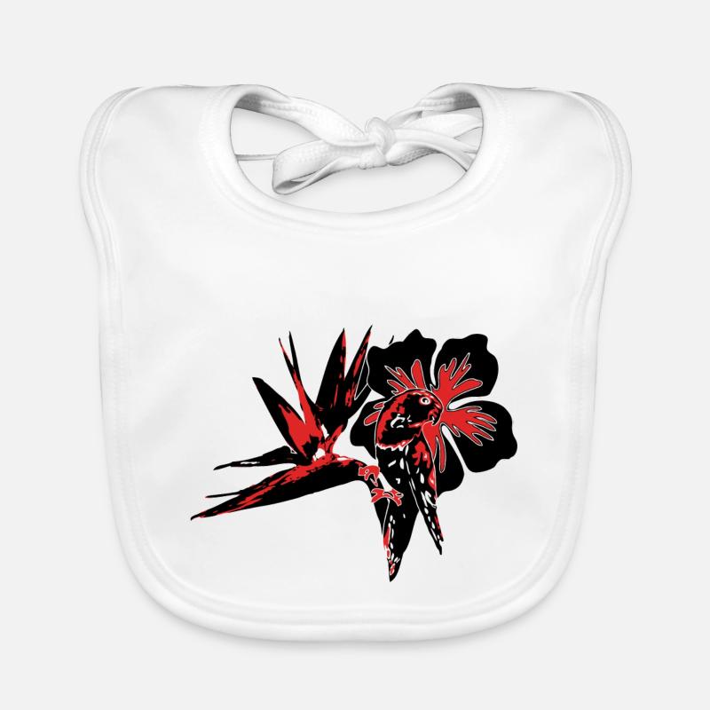 Tapa Rouge Bavoir bio Bébé
