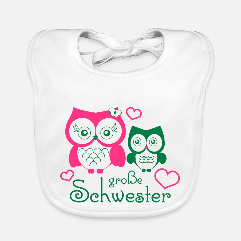 große Schwester Organic Baby Bibs