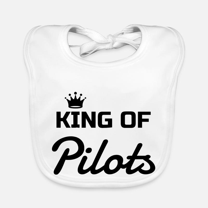 Aircraft Pilot Fly Flugzeug Avion Plane Airplane Organic Baby Bibs