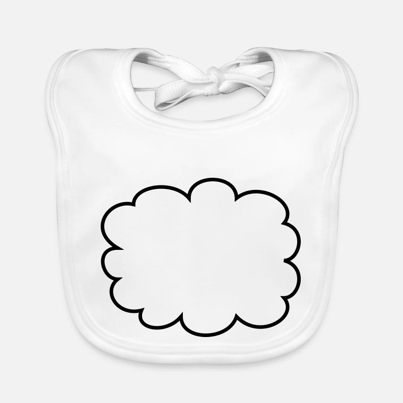 Cloud, bubble Organic Baby Bibs