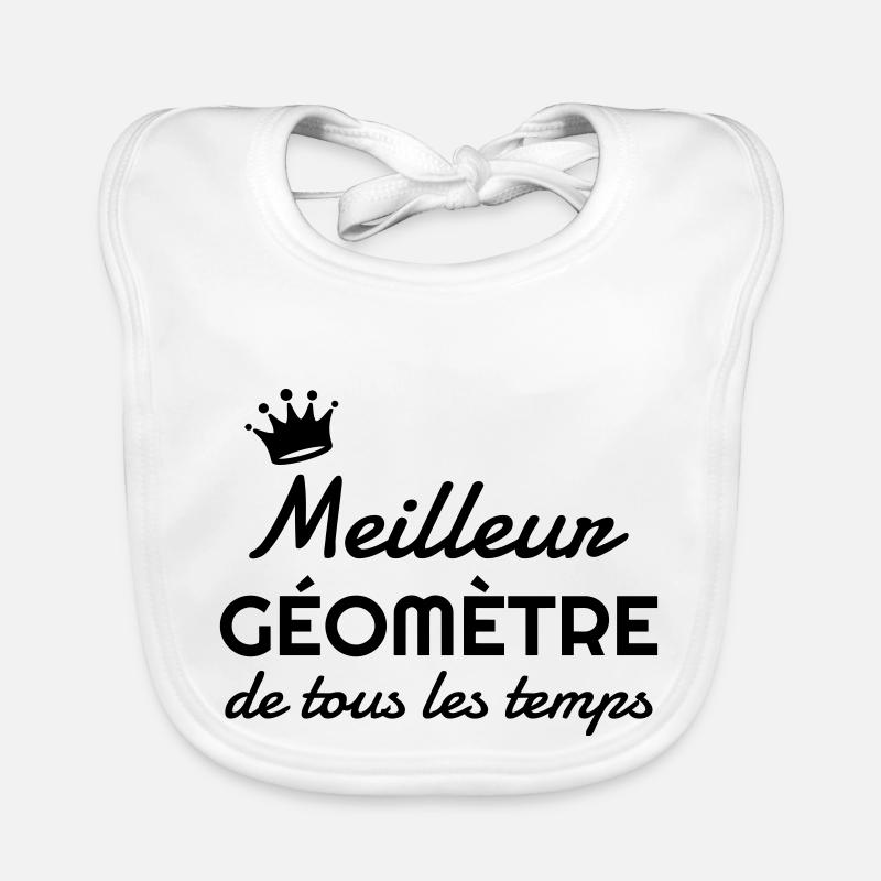 Surveyor / Vermesser / Géomètre / Topographer Organic Baby Bibs