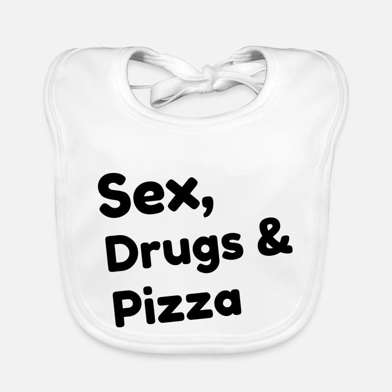 Pizza / pizzaiolo / Italien / Burger Baby Bio-Lätzchen