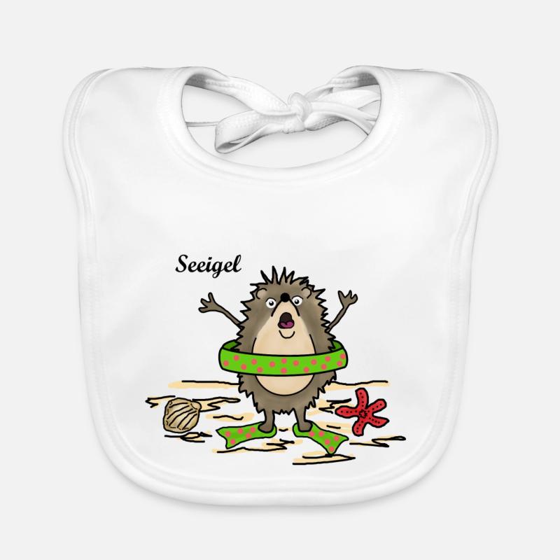 Seeigel Baby Bio-Lätzchen
