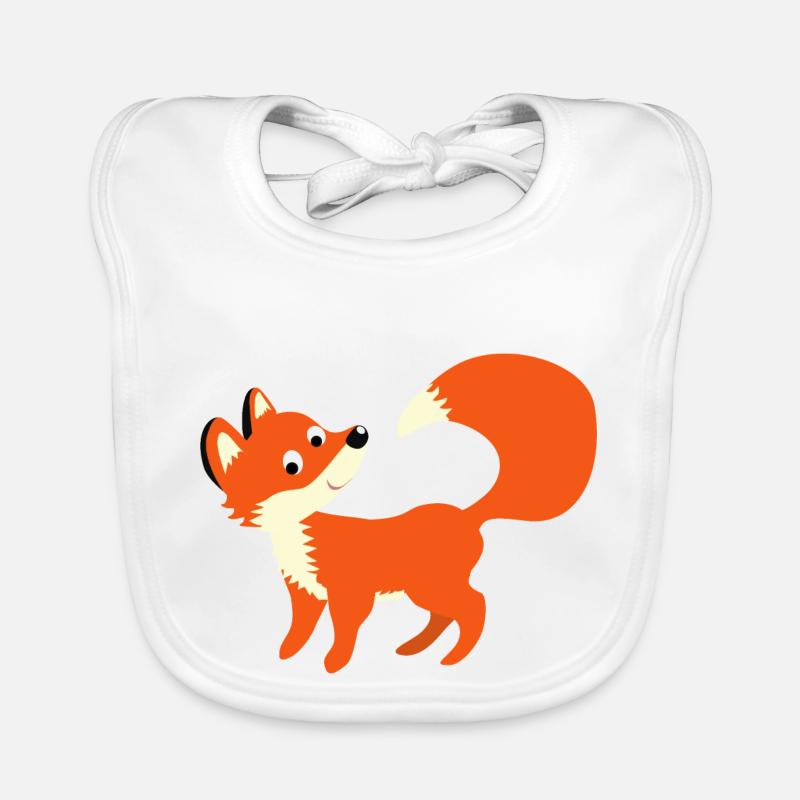 Fox - Renard intelligent pour la scolarité Bavoir bio Bébé