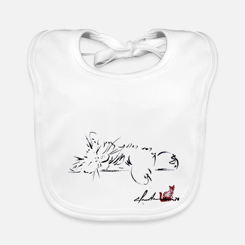 SLEEPING CAT Organic Baby Bibs