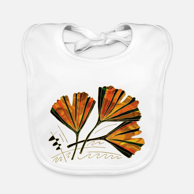Feuilles Bavoir bio Bébé