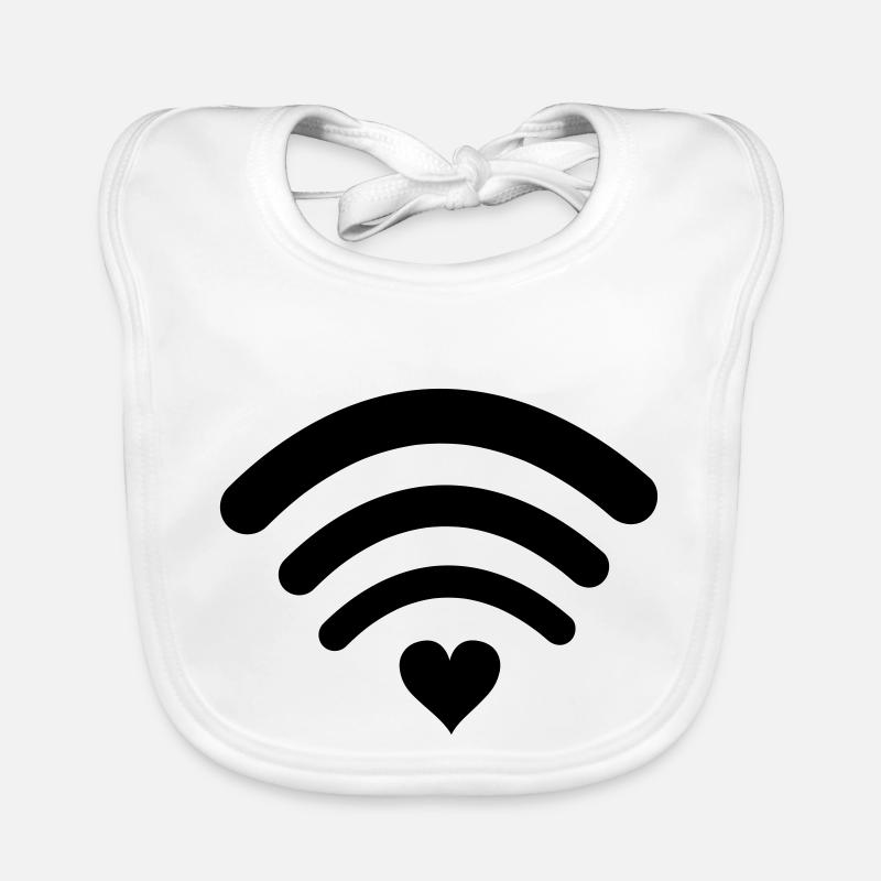 wlan liebe Baby Bio-Lätzchen