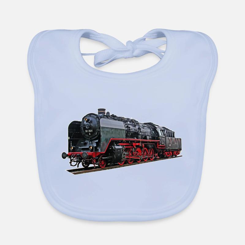 Dampflok BR 50 3501 Baby Bio-Lätzchen